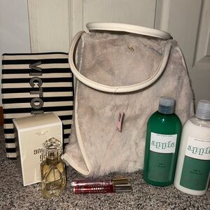 Victoria's Secret and Bath and Body Works tote and beauty set